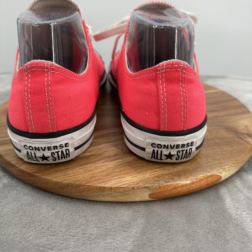 Converse All Star Shoes Womens Size 9 Pink Low Top Classic Canvas Lace Up - Picture 5 of 11